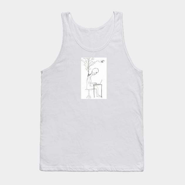 The bird feeder Tank Top by Riina